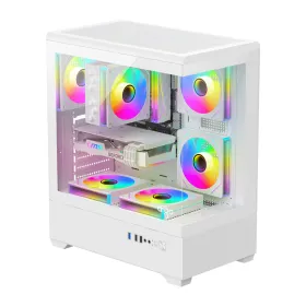 DarkFlash C365 computer case (white) + 5 fans
